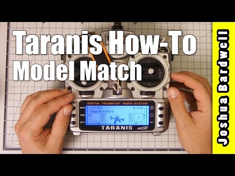 FRSKY TARANIS HOW-TO | Model Match | Unlimited Quadcopters, One Model Memory - UCX3eufnI7A2I7IkKHZn8KSQ