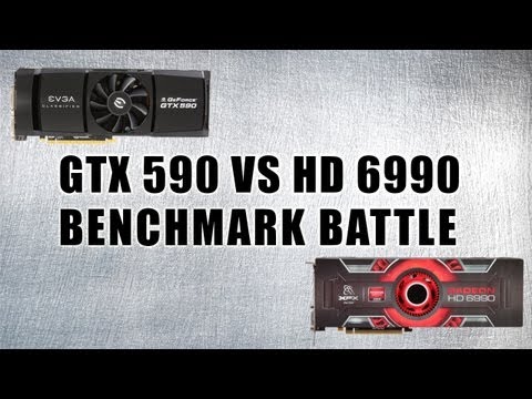 Newegg TV: GTX 590 vs. Radeon HD 6990 Benchmark Battle AMD XFX NVIDIA EVGA - UCJ1rSlahM7TYWGxEscL0g7Q