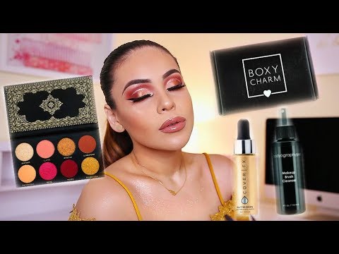 NOVEMBER BOXYCHARM 2018 GOAL DIGGER / EASY GLITTER CUT CREASE | JuicyJas - UCqTR5f7YkGro3cPv23SqcqQ