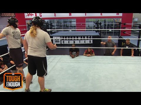 ZZ struggles with a dropdown drill: WWE Tough Enough Digital Extra, August 3, 2015 - UCJ5v_MCY6GNUBTO8-D3XoAg