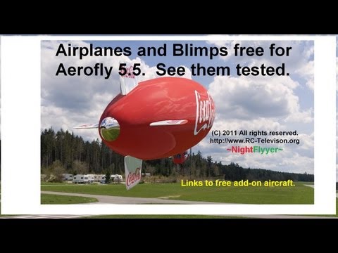 Blimps and more Free airplanes tested in Aerofly 5.5. - UCvPYY0HFGNha0BEY9up4xXw
