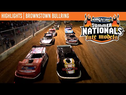DIRTcar Summer Nationals Late Models | Brownstown Bullring | June 10, 2025 | HIGHLIGHTS - dirt track racing video image