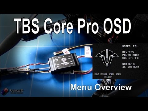 TBS PowerCube - TBS Core Pro Menu Overview - UCp1vASX-fg959vRc1xowqpw