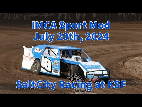 SaltCity Racing at KSF IMCA Sport Mod 07/20/24 #18 Kyle Wiens - dirt track racing video image