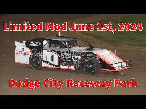 Dodge City Raceway Park Limited Mod 06/01/24 #10 Alex Wiens - dirt track racing video image
