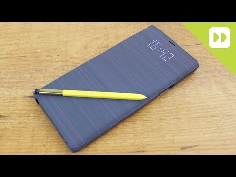 Official Samsung Galaxy Note 9 LED Cover Case Review - Hands On - UCS9OE6KeXQ54nSMqhRx0_EQ