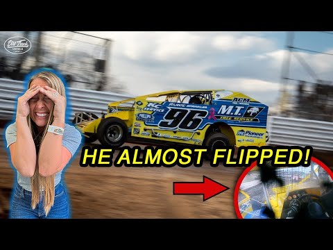 Bouncing Off The Walls And Over Cars! New Egypt Speedway - dirt track racing video image