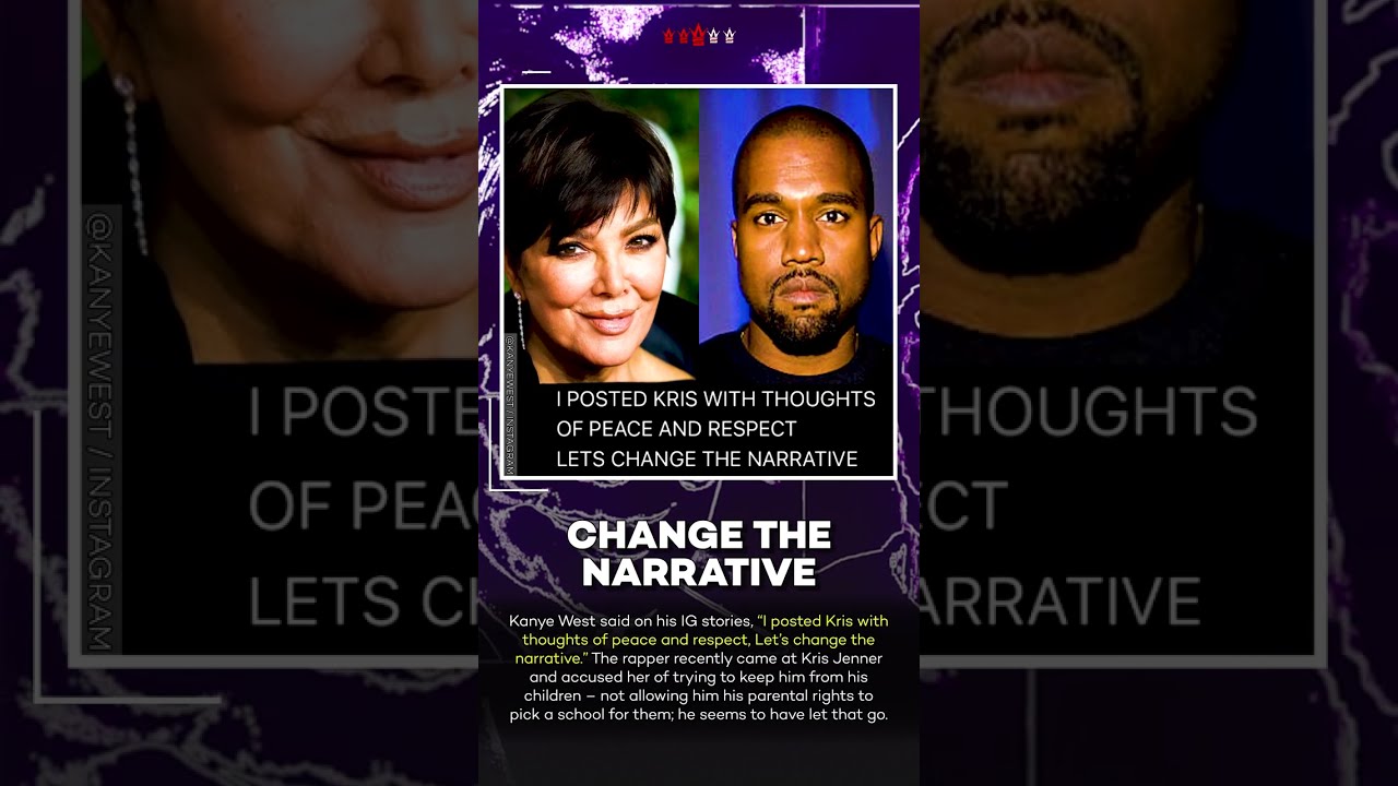 Kanye West on Why He Changed Instagram Profile Pic to Kris Jenner! #shorts