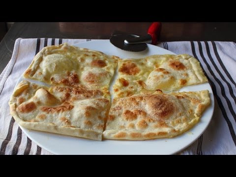 Focaccia di Recco - Rustic Cheese-Filled Italian Flatbread - UCRIZtPl9nb9RiXc9btSTQNw