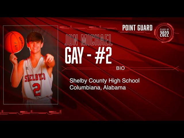 Jon Michael Gay: Basketball Star at Shelby County High School