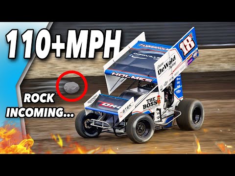 Super Fast and ROCKY Conditions At Texas Motor Speedway Dirt Track! - dirt track racing video image