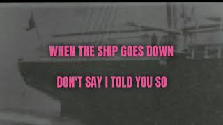 Johnathan Rice - Below the Deck - Lyric Video