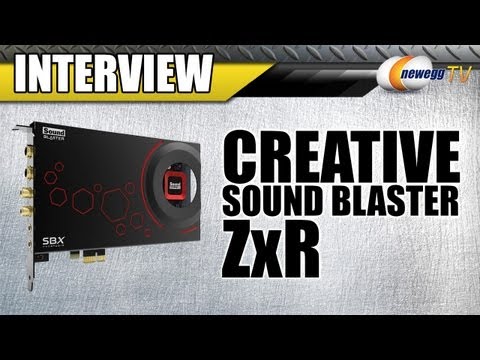 Newegg TV: Creative Sound Blaster ZXR Interview - UCJ1rSlahM7TYWGxEscL0g7Q