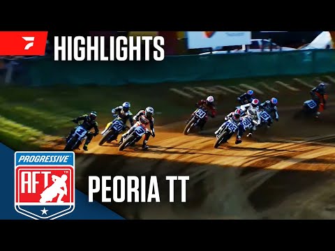 American Flat Track at Peoria TT 7/28/24 | Highlights - dirt track racing video image