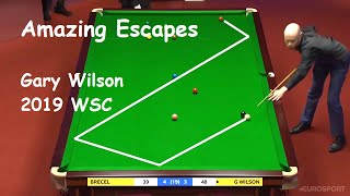 Gary Wilson - First-try Escapes - 2019 World Snooker Championship