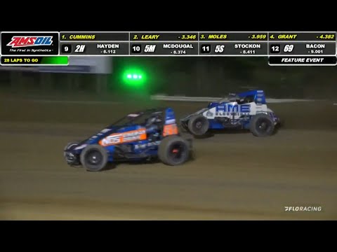 HIGHLIGHTS: USAC AMSOIL National Sprints | Lincoln Park Speedway | Gardner Sprintacular | 7/2/2022 - dirt track racing video image
