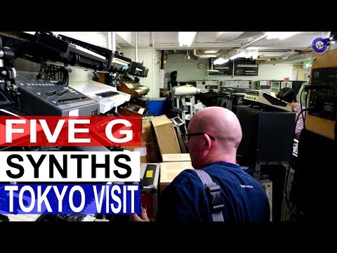FIVE G Legendary Synth Shop,Tokyo Visit