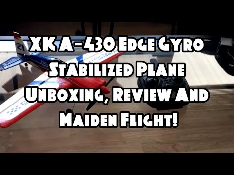XK A-430 Edge Gyro Stabilized Plane - Unboxing, Review & Maiden Flight! (BANGGOOD) - UCU33TAvzA-wgPMgcrdMVIdg