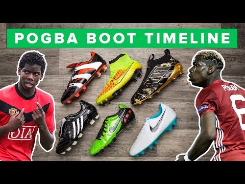 POGBA BOOT HISTORY 2009 - 2017 | ALL PAUL POGBAS FOOTBALL BOOTS - UC5SQGzkWyQSW_fe-URgq7xw