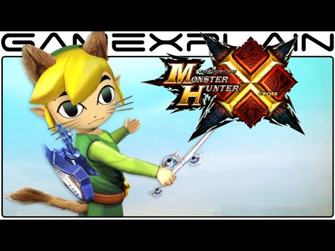 Toon Link in Monster Hunter X - Introduction Trailer - UCfAPTv1LgeEWevG8X_6PUOQ