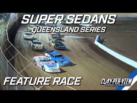 Super Sedans | Schultz Sedan Spectacular QLD Series - Toowoomba - 23rd Oct 2021 | ClayPerView - dirt track racing video image