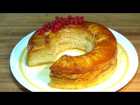 Receta Tarantela (Pudín con manzana) - Recetas de cocina, paso a paso, tutorial - UC5ONfXPjWgqElh0NZaRJ1tg