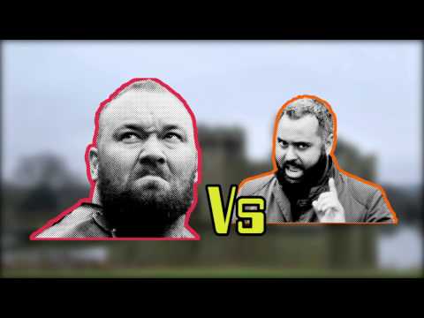 The Mountain Vs. Marc. Playing video game For Honor against Thor Bjornsson -BBC Click - UCu0Uc1oNDF36jRY_sskl8bA