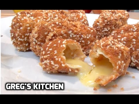 HOW TO MAKE FRIED CAMEMBERT CHEESE SNACKS - Greg's Kitchen - UCGXHiIMcPZ9IQNwmJOv12dQ