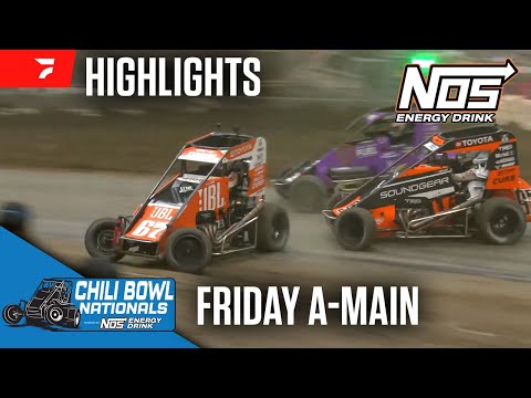 Incredible Friday Feature | Chili Bowl Nationals Prelim Night 1/17/25 | Highlights - dirt track racing video image