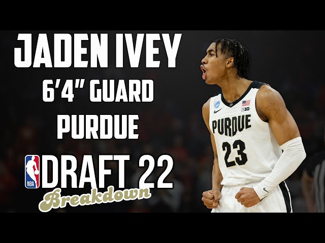 Jaden Ivey is a NBA Draft Prospect