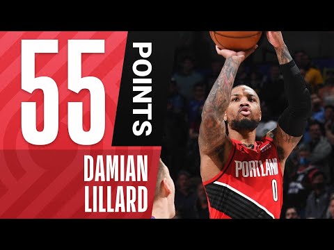 Dame Drops 55 PTS in HISTORIC Playoff Performance!  video clip