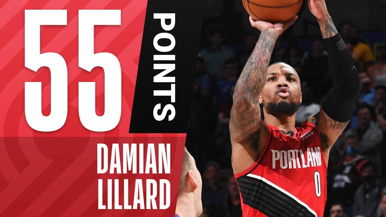 Dame Drops 55 PTS in HISTORIC Playoff Performance!  video clip