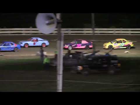 Hummingbird Speedway (6-18-22): Sunny 106 Four-Cylinder Feature - dirt track racing video image