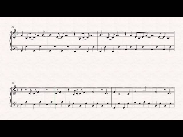 The House That Built Me: A Piano Sheet Music Analysis
