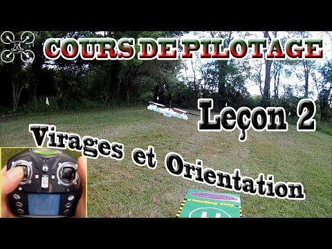 Apprendre à PILOTER un Drone / Multirotor, STICK VIEW - Leçon 2 : Virages et Orientation - UCPhX12xQUY1dp3d8tiGGinA