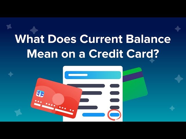 What Does Your Current Balance Mean On A Credit Card Commons credit 