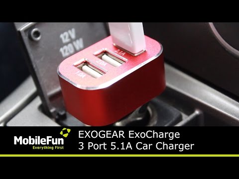 EXOGEAR ExoCharge 3 Port 5.1A Car Charger - UCS9OE6KeXQ54nSMqhRx0_EQ