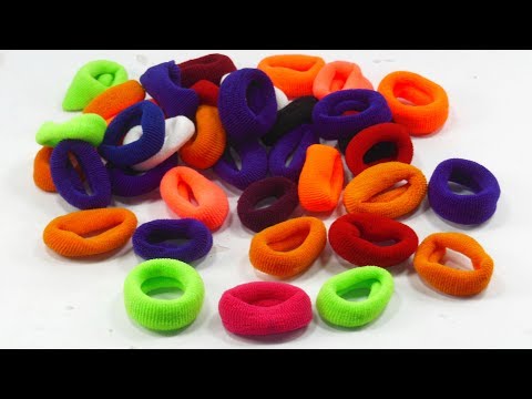 DIY Hair rubber bands craft idea | DIY art and craft | DIY HOME DECO