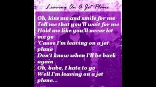 Sophie Barker - Leaving On A Jet Plane (with lyrics)