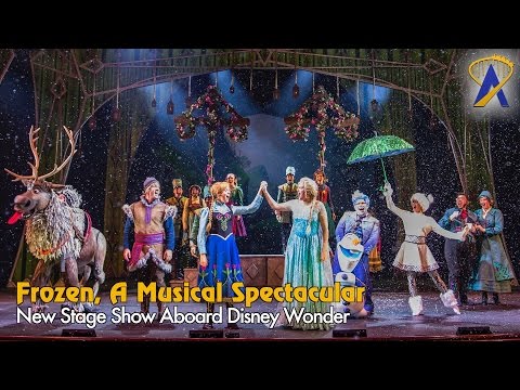 Frozen, A Musical Spectacular highlights aboard the Disney Wonder cruise ship - UCFpI4b_m-449cePVasc2_8g