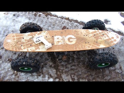 RC ADVENTURES - FiRST RUN - Snow & iCE - FiiK BiG DADDY RC Electric Offroad Skateboard - UCxcjVHL-2o3D6Q9esu05a1Q