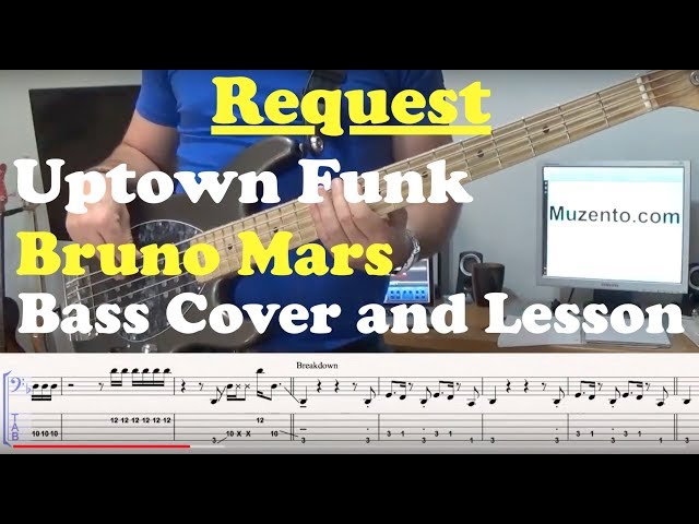 How to Play the Uptown Funk Bass Line