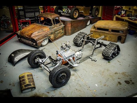 Tank Tracked RC RatRod Build, Part 1, Chassis Design & Fabrication, RCengineering - UCdJzObuHxyMePaj2_Zcwy4g