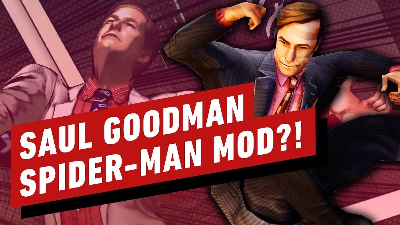 Saul Goodman Has Been Modded Into Spider-Man and Other Games