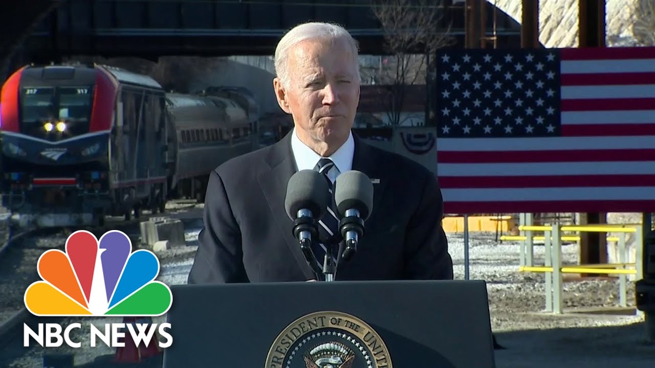 Biden praises funding to improve Baltimore rail tunnel