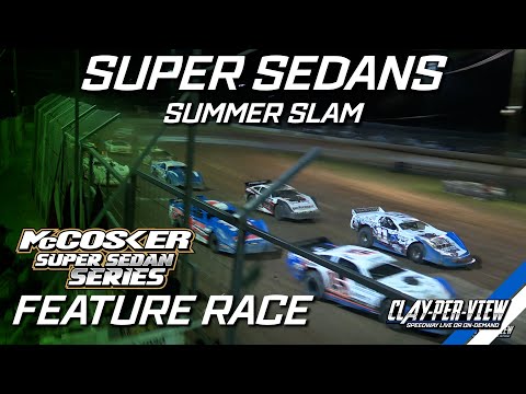 Super Sedans | Summer Slam - Gympie - 28th Dec 2024 | Clay-Per-View - dirt track racing video image