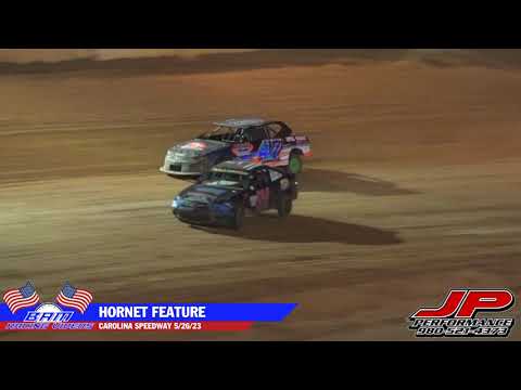 Hornet Feature - Carolina Speedway 5/26/23 - dirt track racing video image