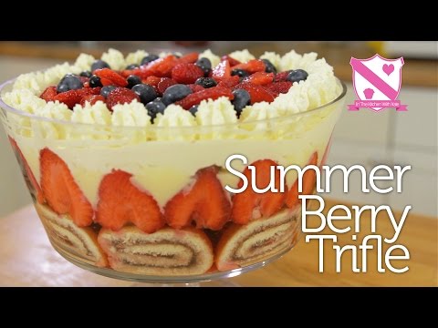 Summer Berry Trifle - In The Kitchen With Kate - UC_b26zavaEoT1ZPkdeuHEQg