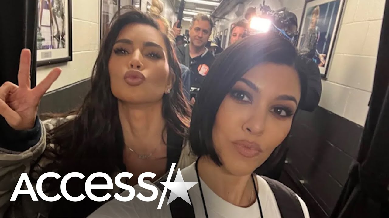Kim Kardashian & Kourtney Kardashian REUNITE For Blink-182 Concert After Feud