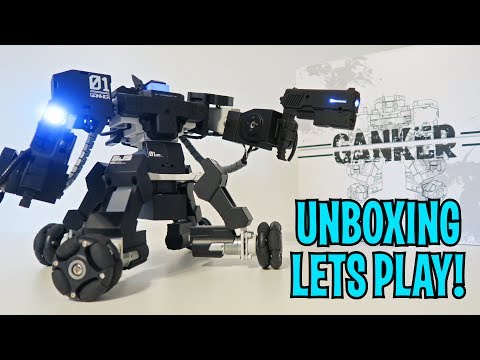 UNBOXING & LETS PLAY - GANKER 01 - FIGHTING MECH ROBOT - Full Review  + Weapons (Guns, Swords, more) - UCkV78IABdS4zD1eVgUpCmaw